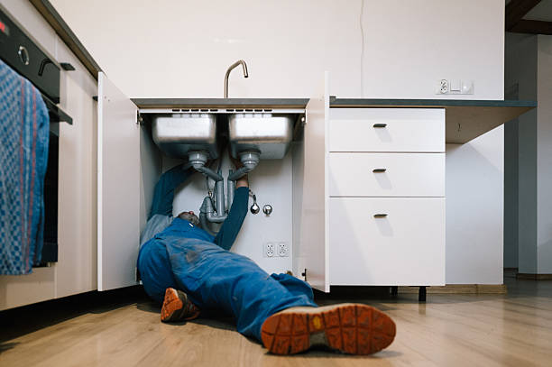 Professional Plumbing technician working in Ratcliff, TX